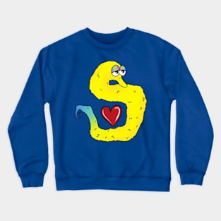 Lovely Worm Friend Crewneck Sweatshirt